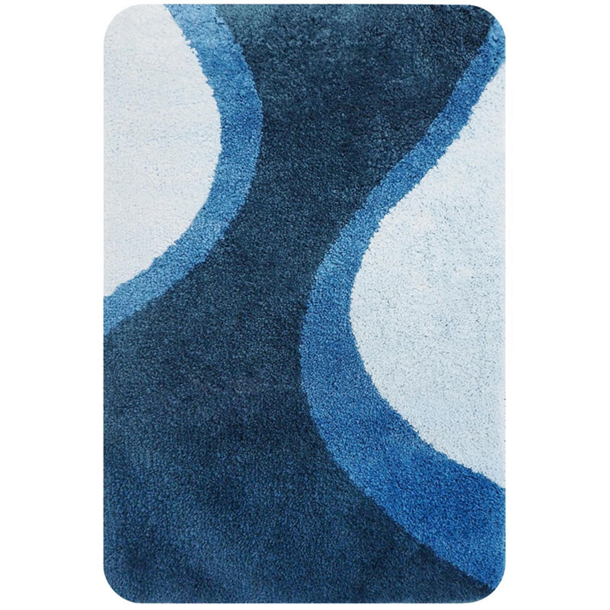 Tapis de bain Dutch House Metz 60x90cm bleu