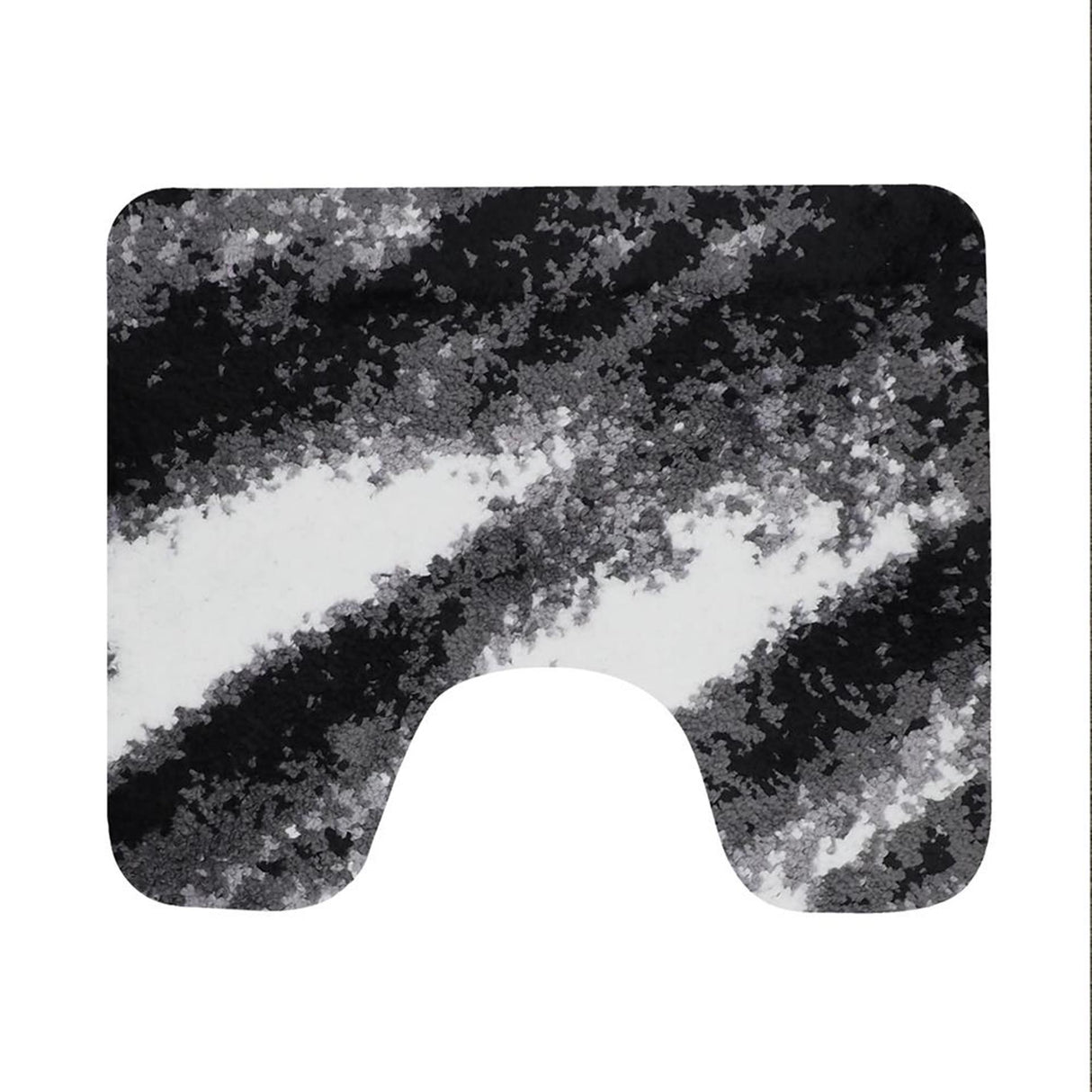 Tapis de toilette Dutch House Fréjus 60x50cm noir