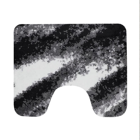 Tapis de toilette Dutch House Fréjus 60x50cm noir