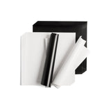 Cricut • vinyle premium amovible 30,5x30,5cm 20 feuilles noir et blanc