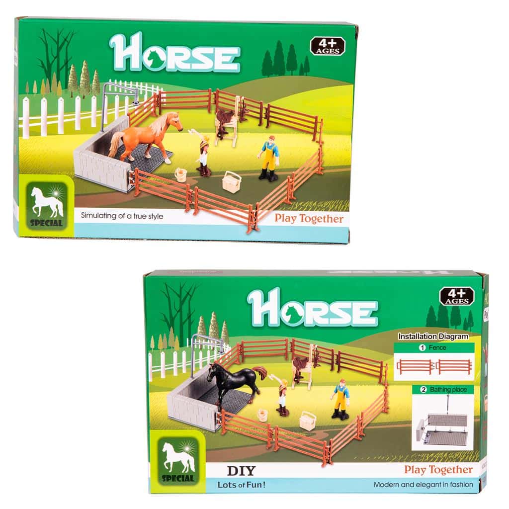 Ensemble de jeux pour chevaux du club hippique Van der Meulen