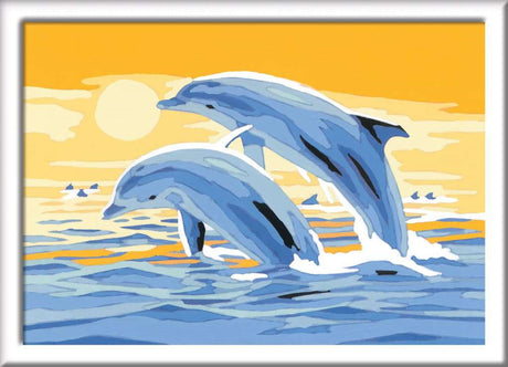 Ravensburger Creart Painting au numéro - Gerful Dolphins