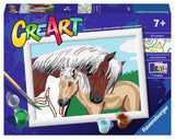 Ravensburger Creart peinture au numéro - Mère et poulain