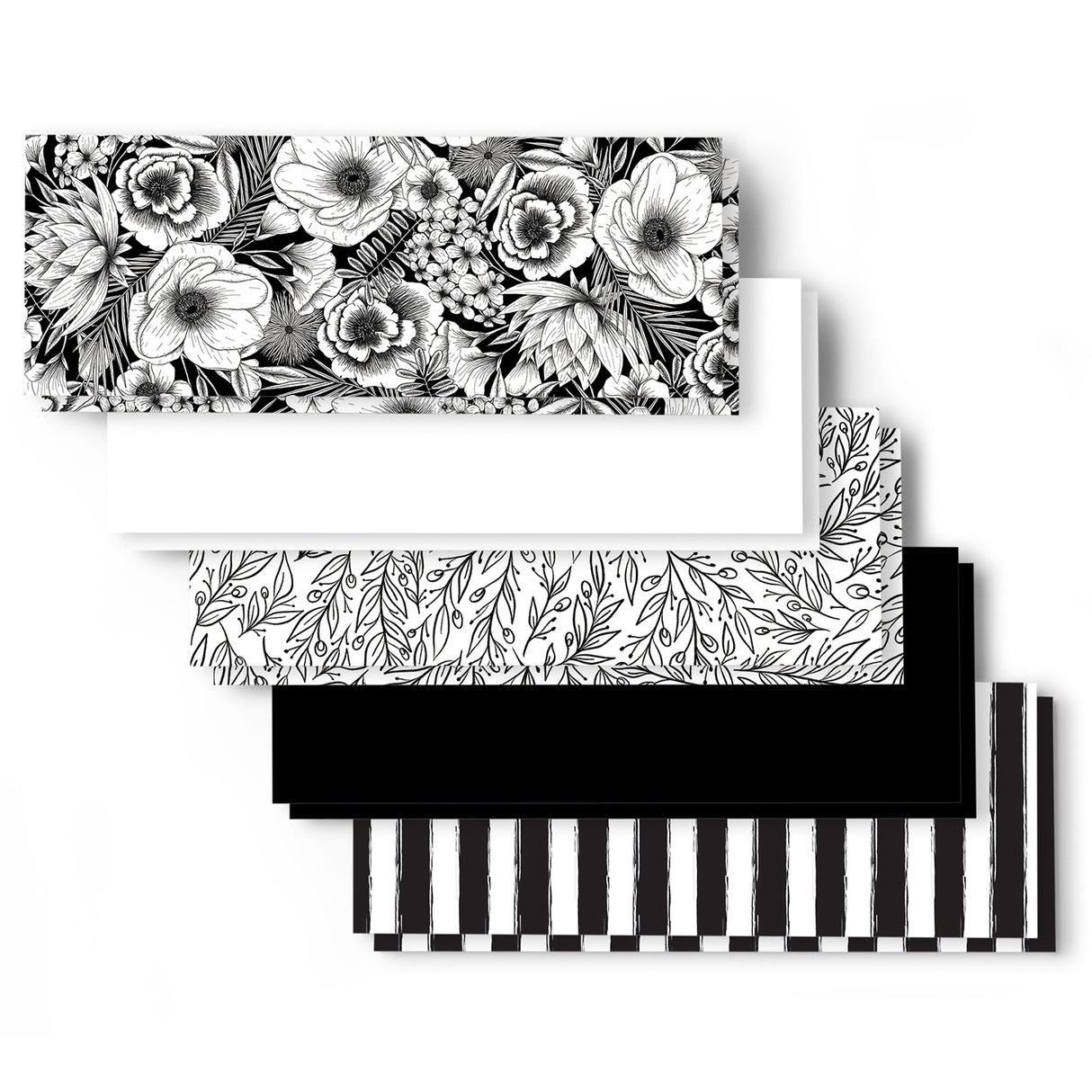 Cricut joy • papier de luxe noir et blanc avec imprimé nature
