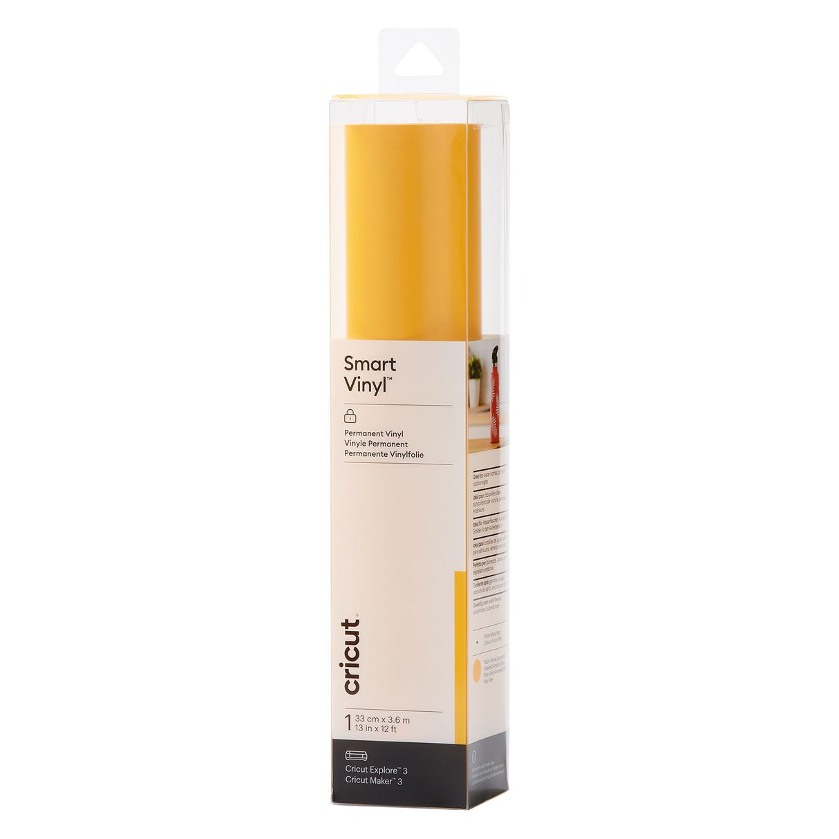 Cricut • vinyle intelligent permanent 360x33cm jaune maïs