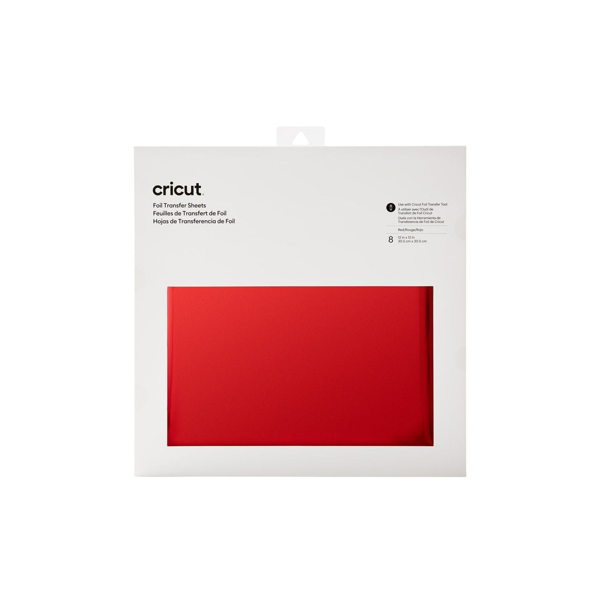 Cricut • feuille de transfert rouge 8 feuilles
