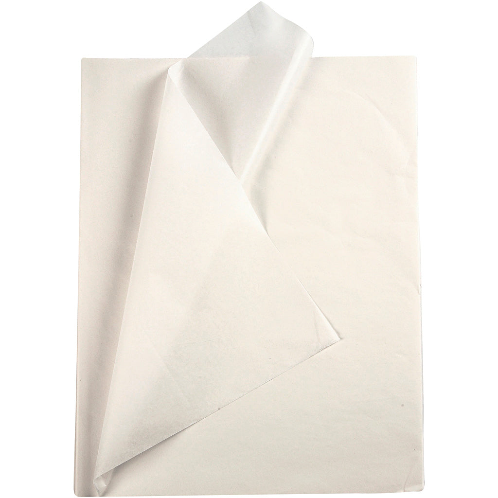 Creativ Company TissuePapier White 10 feuilles 14 gr, 50x70cm