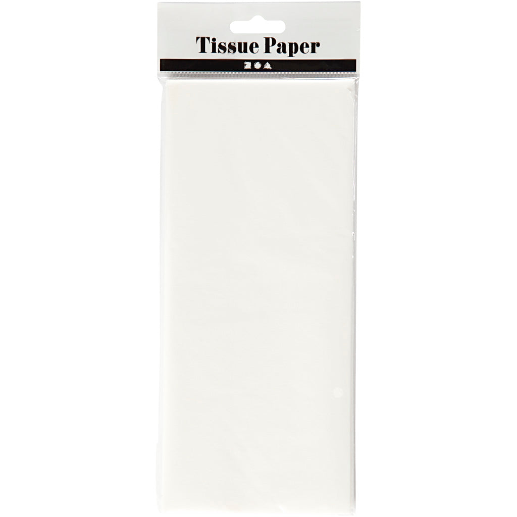 Creativ Company TissuePapier White 10 feuilles 14 gr, 50x70cm