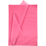 Creativ Company Paper de tissu rose 10 feuilles 14 gr, 50x70cm