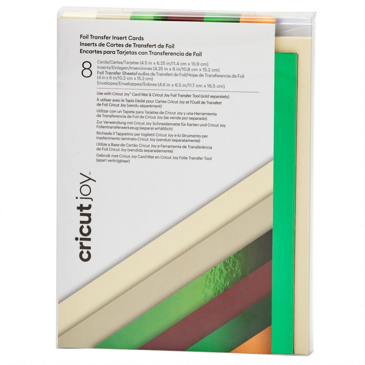 Cricut joy • insérer des cartes en aluminium cameron a6
