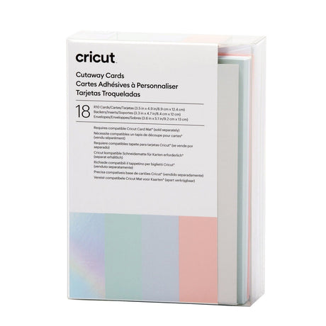 Cricut • cartes en coupe pastel r10