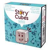 Actions de jeu de dés de cubes d'histoire de Rory - jeu familial créatif.