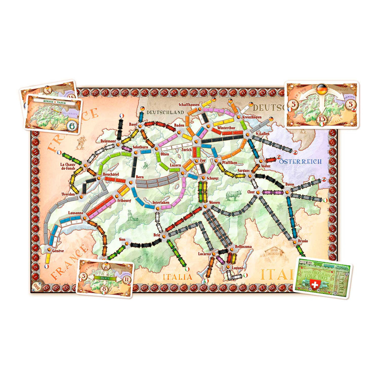 Jeu de société Asmodee Ticket to Ride India