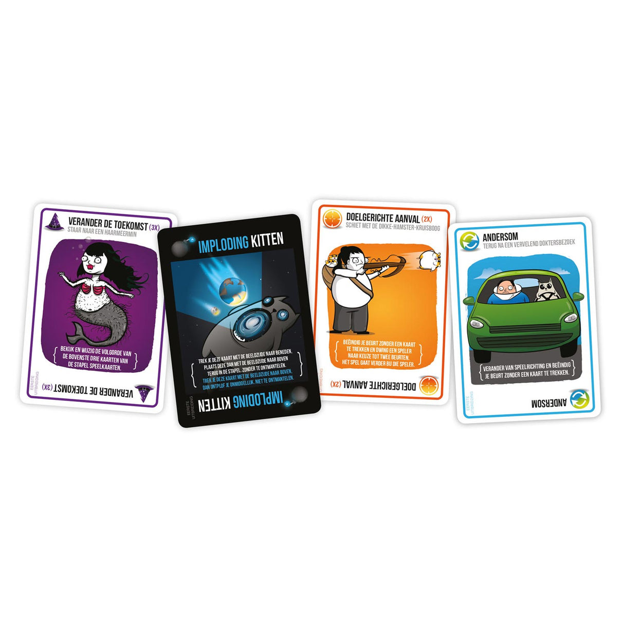 Jeu de cartes Chatons qui explosent et qui implosent
