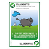 Jeu de cartes Chatons explosifs striant des chatons