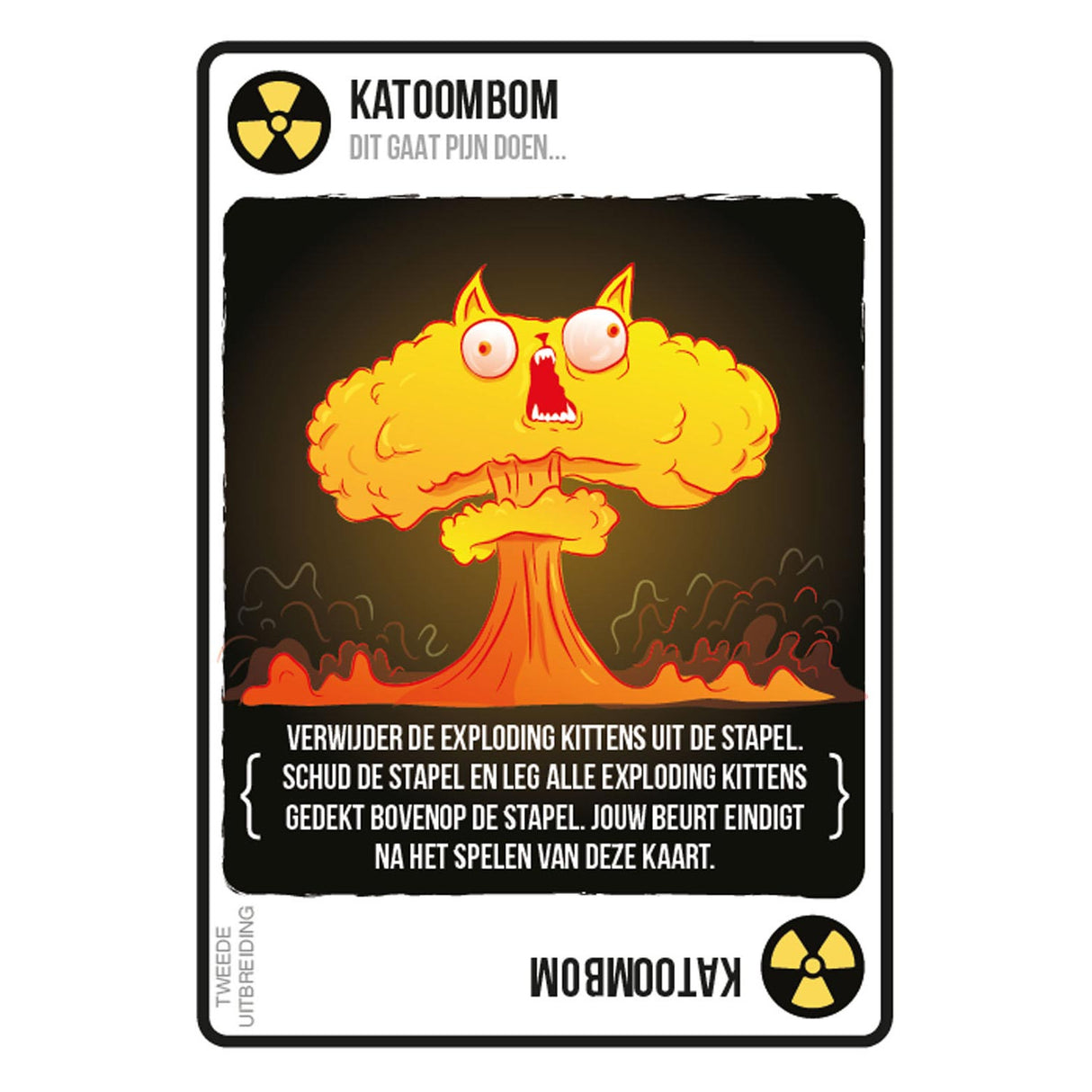 Jeu de cartes Chatons explosifs striant des chatons