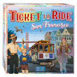 Asmodee -Ticket, um das Brettspiel in San Francisco zu fahren