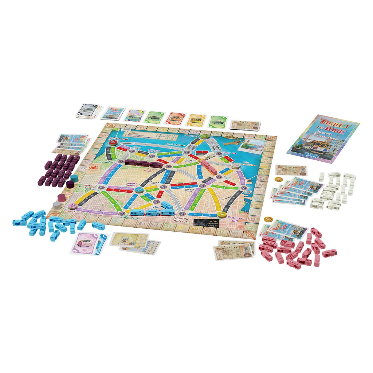 Asmodee vstopnica za vožnjo v San Francisco Board Game