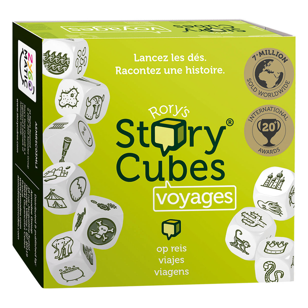 AsModee Rory seng Geschicht Cubes Voyages