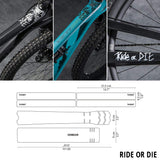 Kit de protection de cadre Dyedbro ride ou die