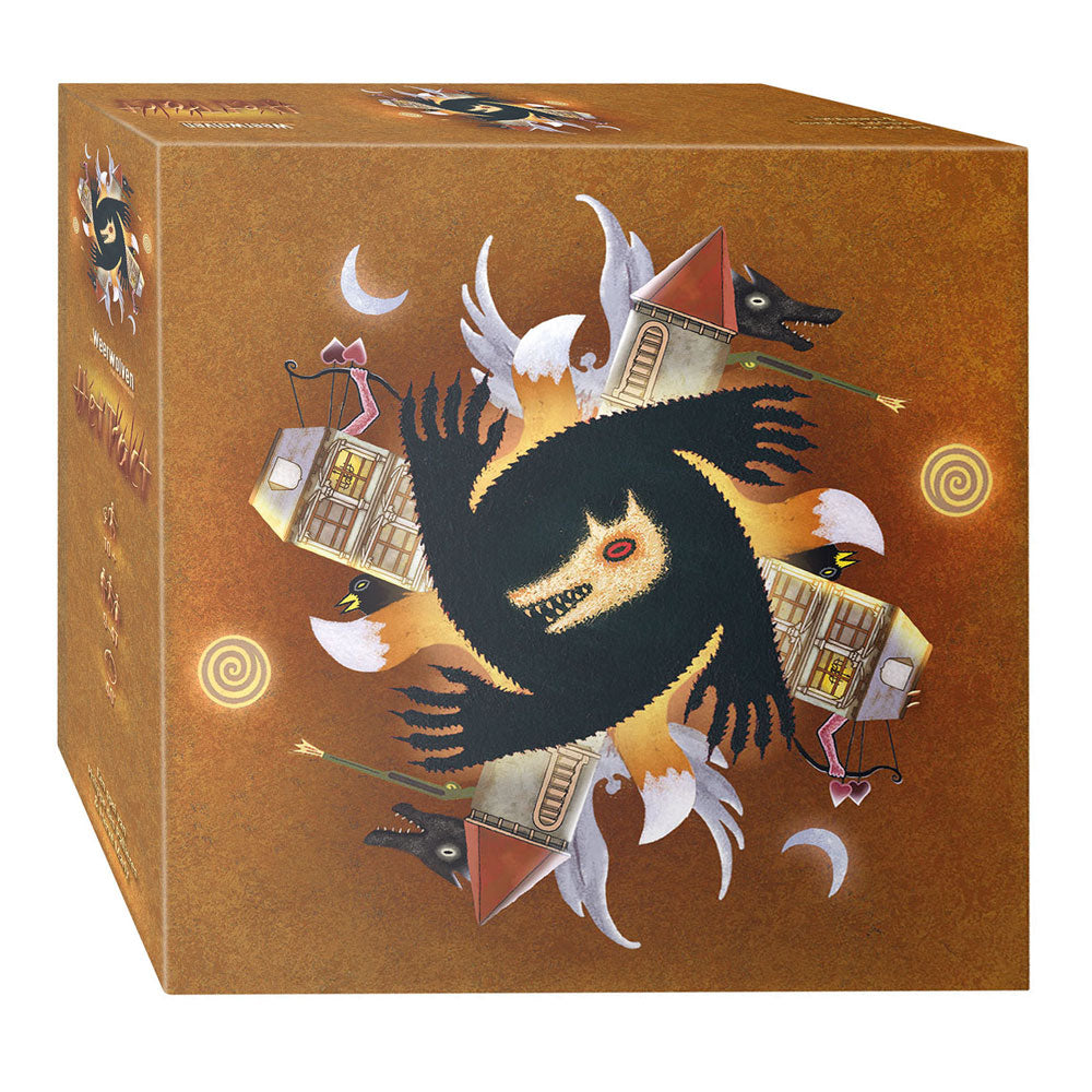 Asmodee les loups-garous de Wokedam - le jeu de cartes de base du pacte avec 3 extensions