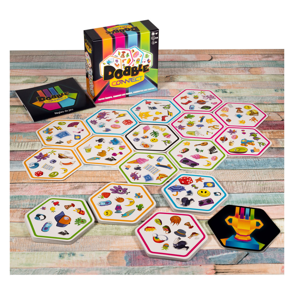 Asmodee Dobble Connect Card -Spiel