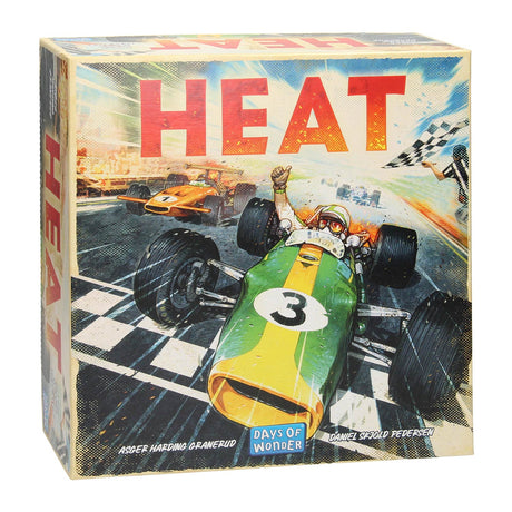 Jeu de société Days of Wonder Heat - - pour les vrais fans de course - à partir de 10 ans - jeu de société stratégique