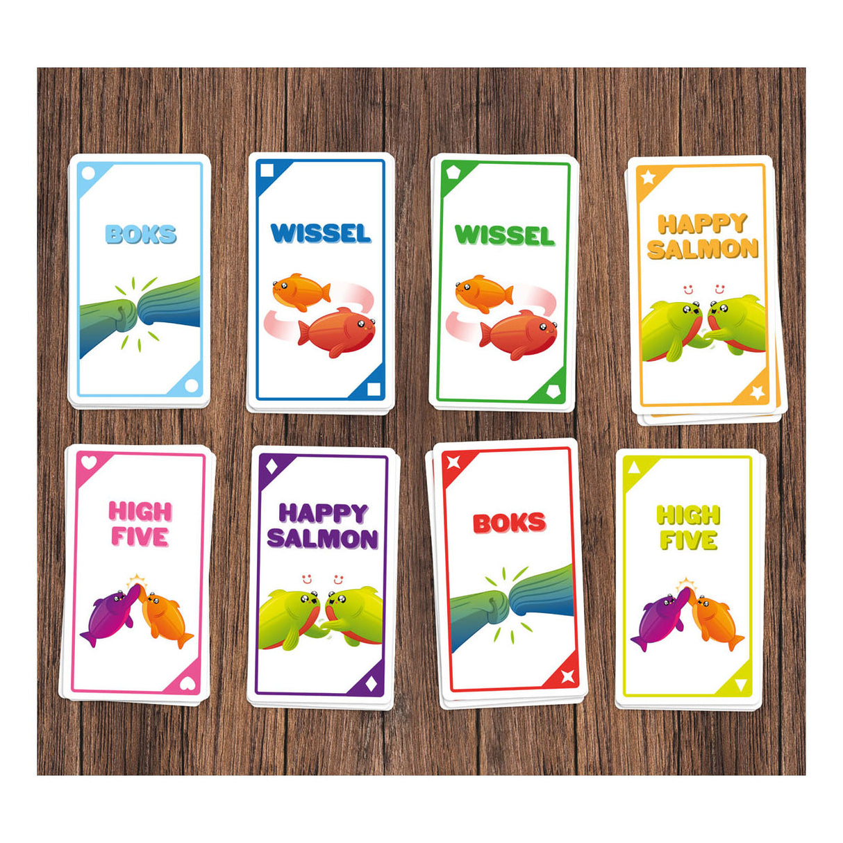 Jeu de cartes Joyeux saumon