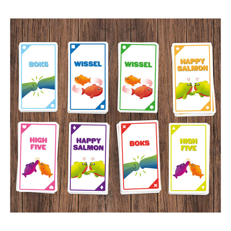 Jeu de cartes Joyeux saumon