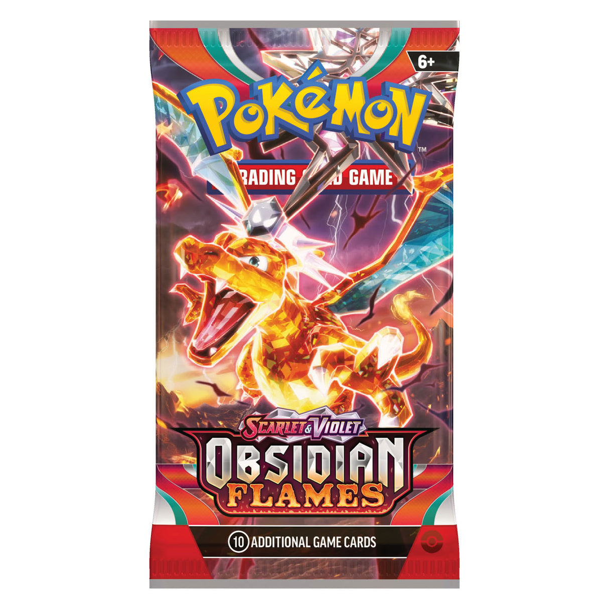 Asmodee Pokemon TCG Scarlet Violet Obsidian Flames BoosterPack