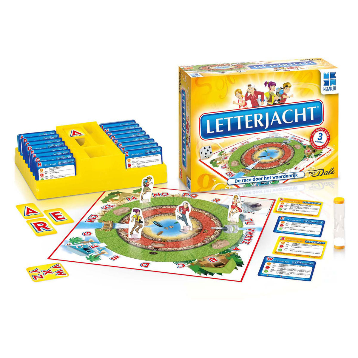 Jeu de société chasse aux lettres Megableu
