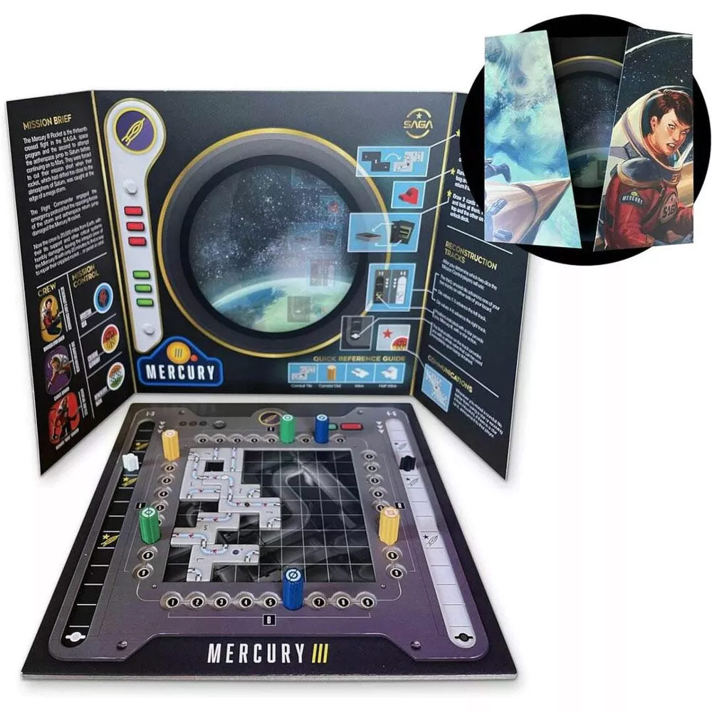 Geronimo Games Mission Control Critical Orbit Board Game