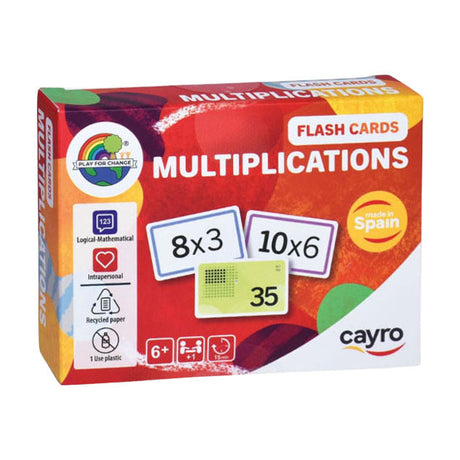Jeux Geronimo flashcards multiplication jeu éducatif enfants.