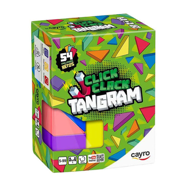 Geronimo jeux cayro jeu de bloc magnétique clic clac tangram
