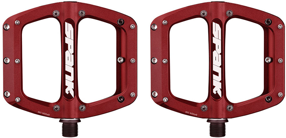 Pédales plates de redémarrage de la cuillère Spank