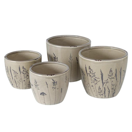 Ensemble de pots de fleurs Boltze home a 2 h11 et 14cm