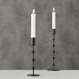 Boltze home chandelier métal noir 2 pcs. h20-30cm