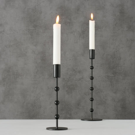 Boltze home chandelier métal noir 2 pcs. h20-30cm