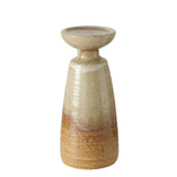 Boltze home bougeoir porcelaine h24cm marron