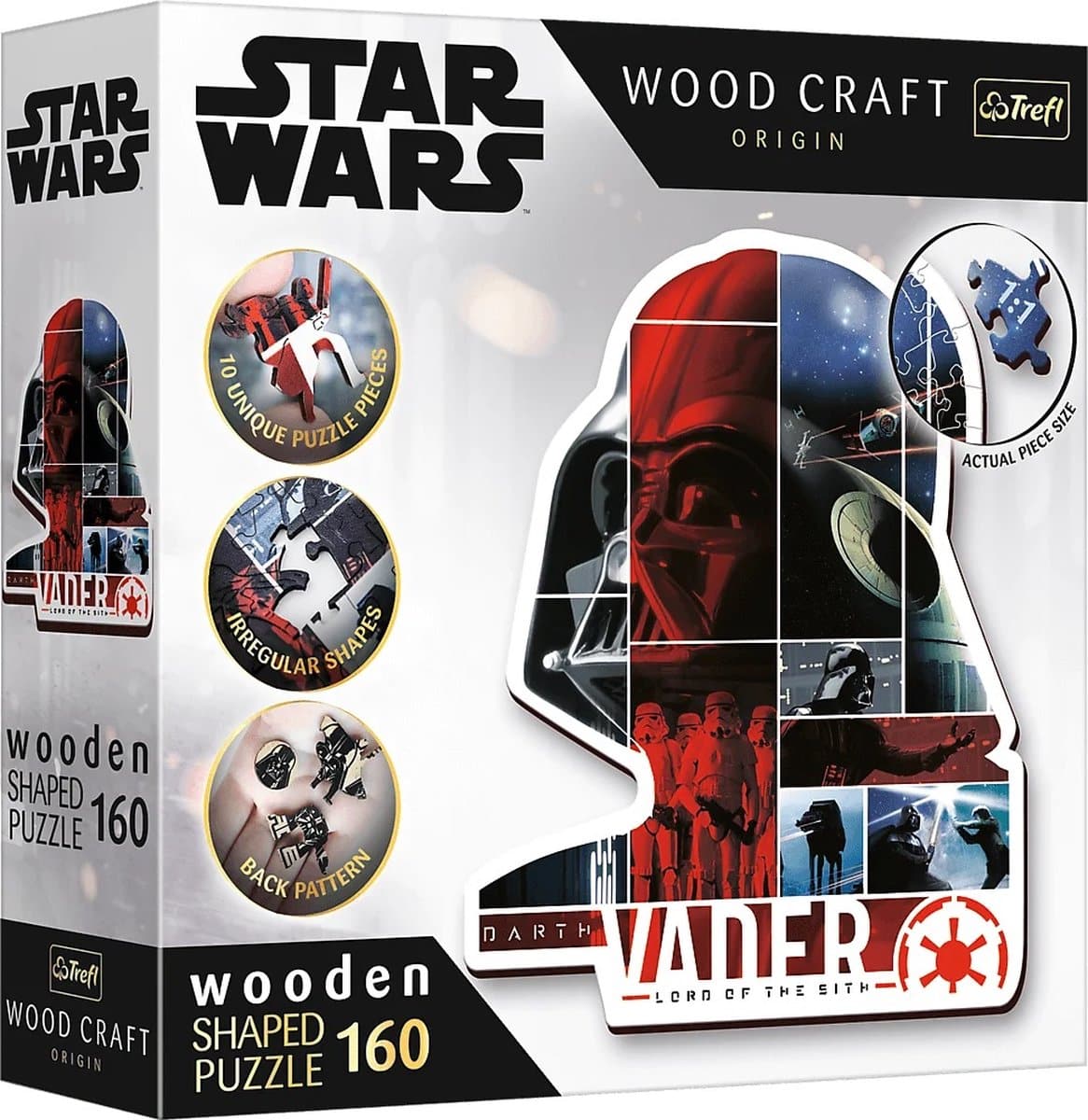 Puzzle en bois Star Wars Dark Vador 160 pièces