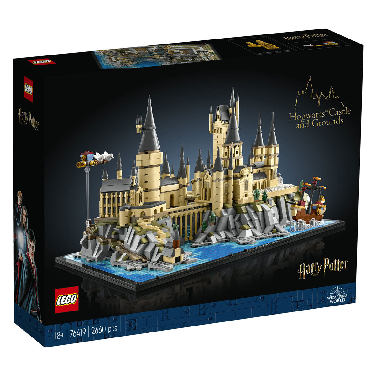 Lego Harry Potter Château de Poudlard et son parc, grand ensemble pour adultes - 76419