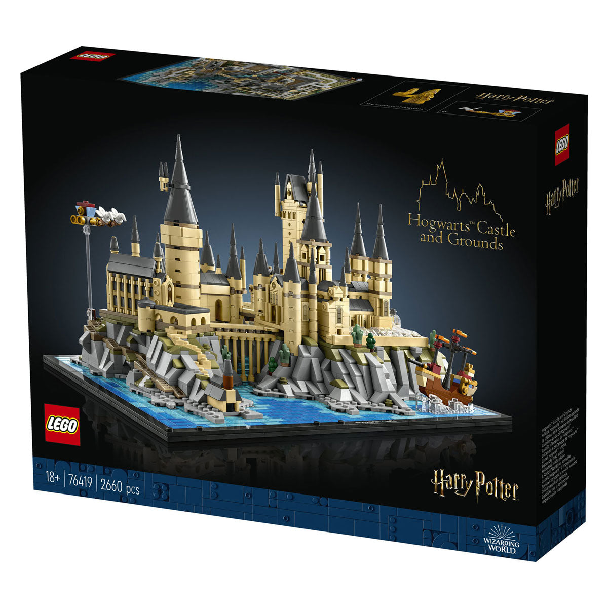 Lego Harry Potter Château de Poudlard et son parc, grand ensemble pour adultes - 76419