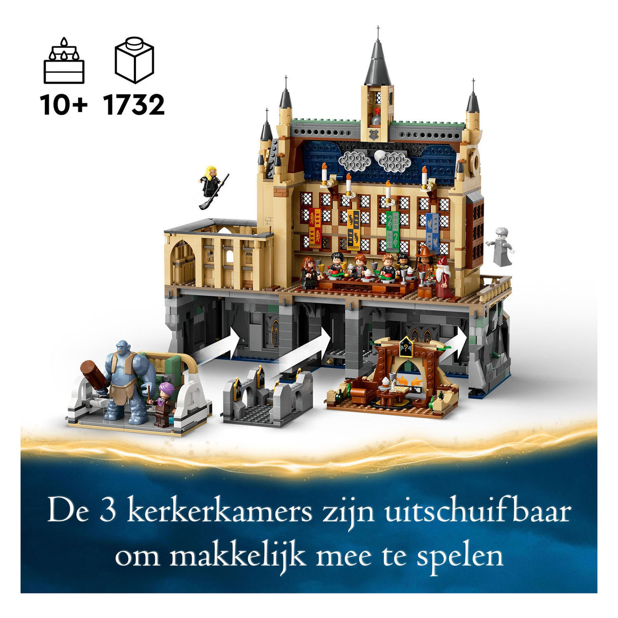 Lego Harry Potter 76435 Le château de Poudlard la grande salle