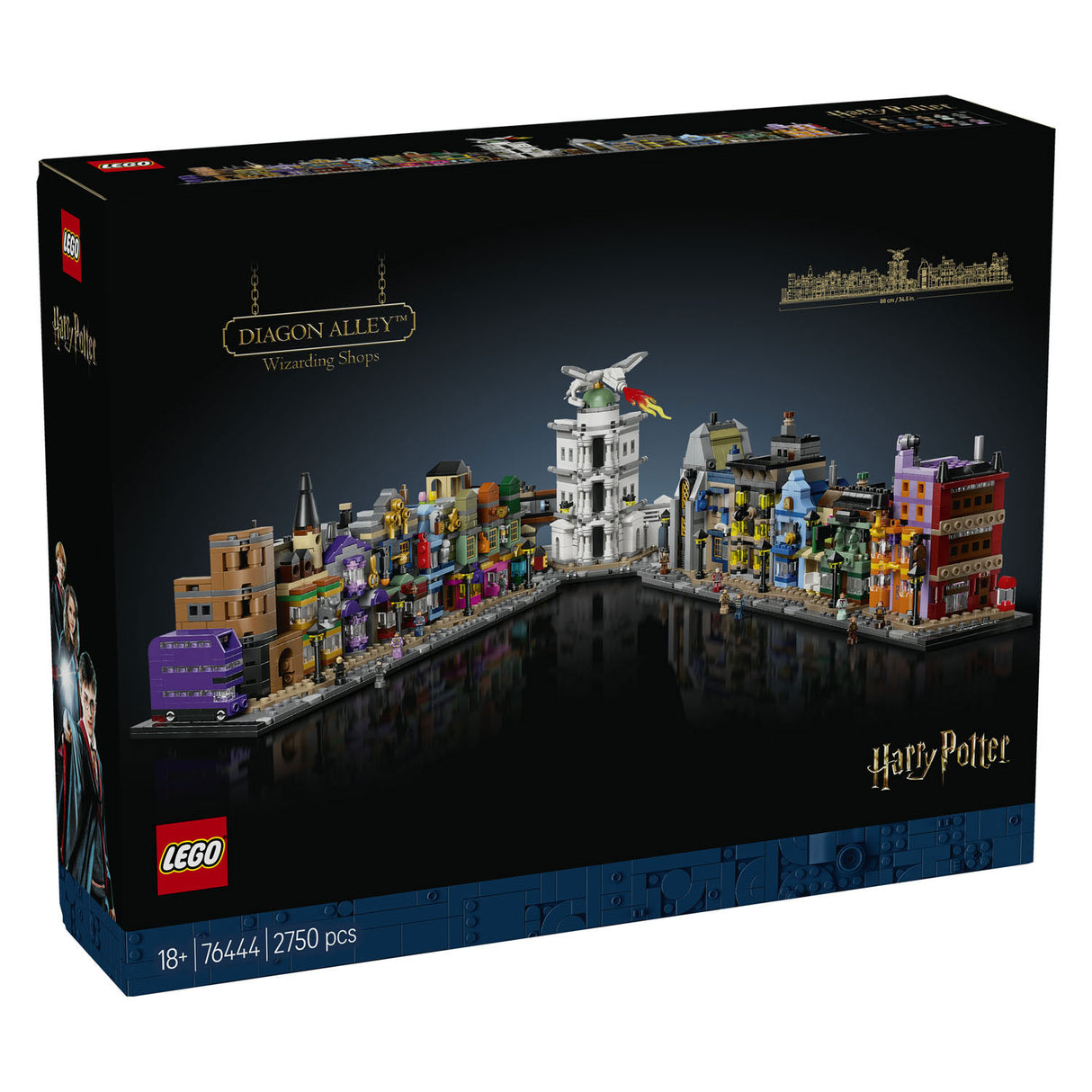 Lego Harry Potter™ Ensemble de magicien des magasins de sorciers Diagon Alley™ - 76444