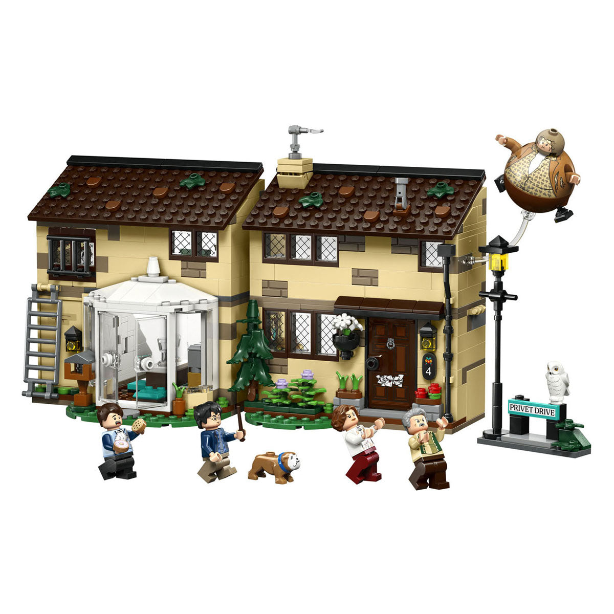 Lego Harry Potter Privet Drive : Kit de construction La visite de tante Margot - 76451