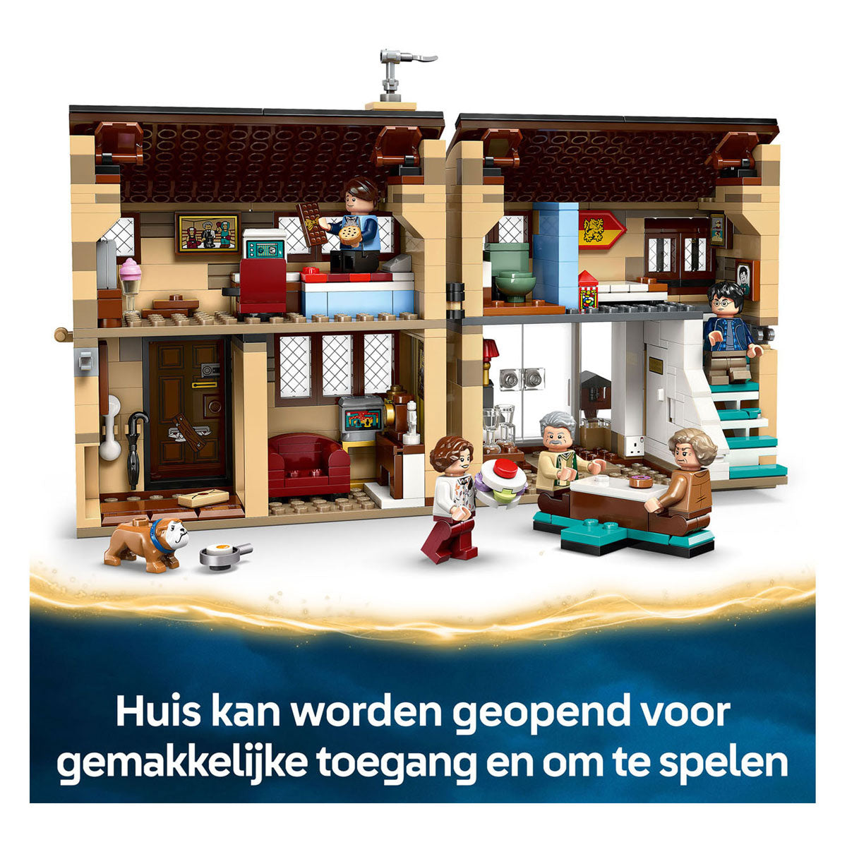 Lego Harry Potter Privet Drive : Kit de construction La visite de tante Margot - 76451