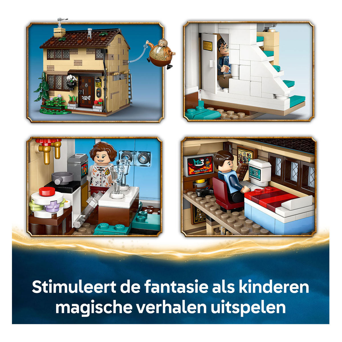 Lego Harry Potter Privet Drive : Kit de construction La visite de tante Margot - 76451
