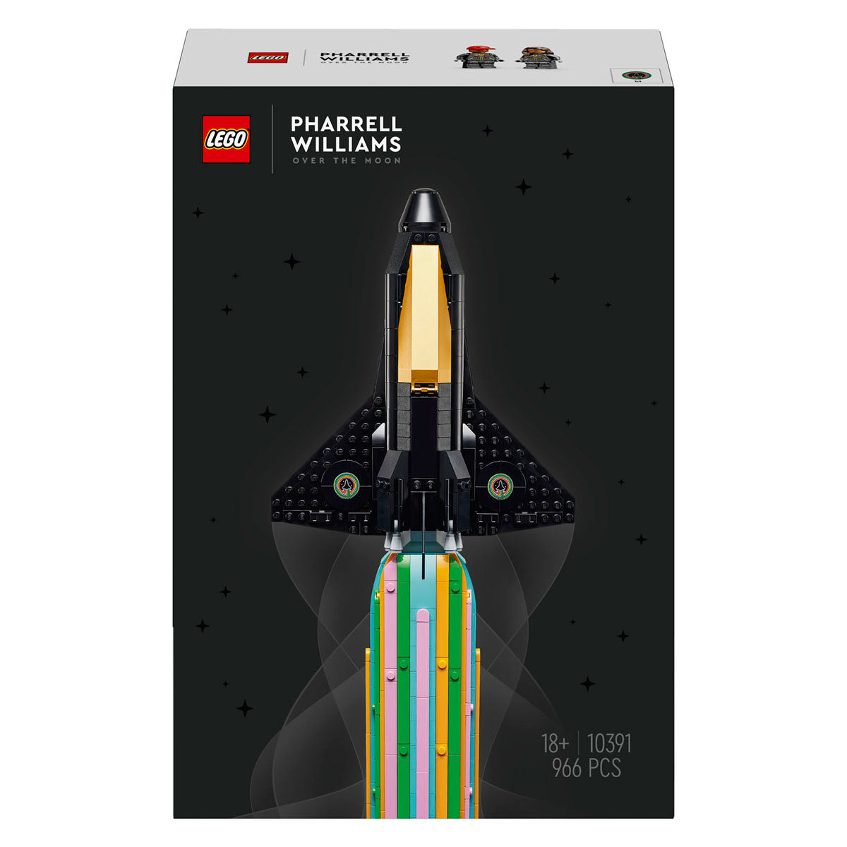 Icônes Lego 10391 sur la lune avec Pharrell Williams