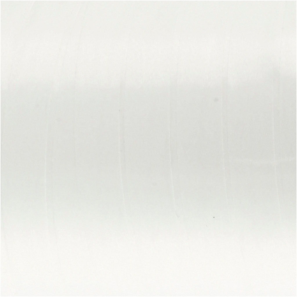 Ruban cadeau d'entreprise Creativ, L: 10 mm, brillant, blanc, 250 m 1 rouleau