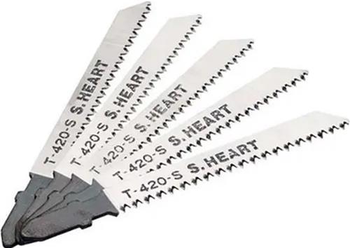 Lame de scie sauteuse s420s tige en T (5pcs)